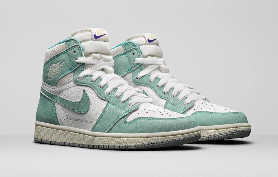 sp19 air jordan 1 high og turbo green