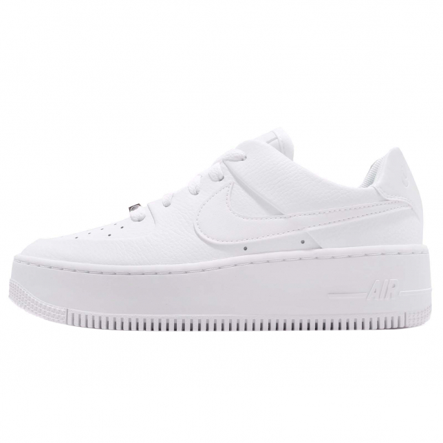 nike air force 1 sage low all white 