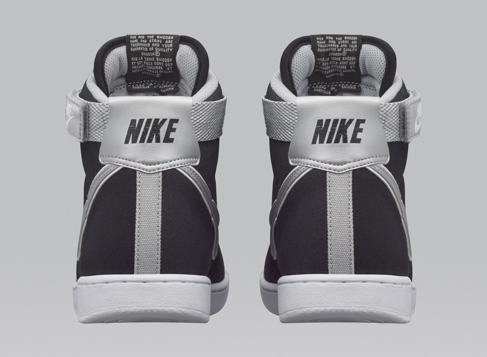 nike vandals black and silver