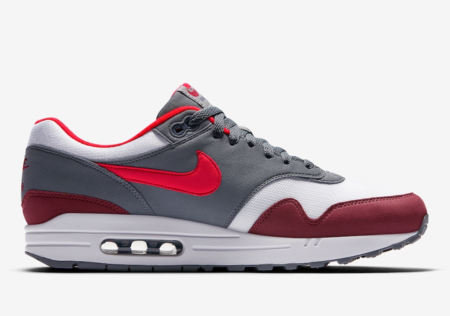 air max 1 red grey