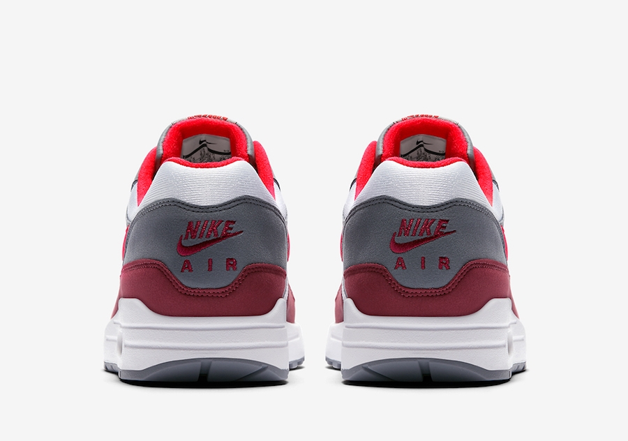 air max 1 red grey