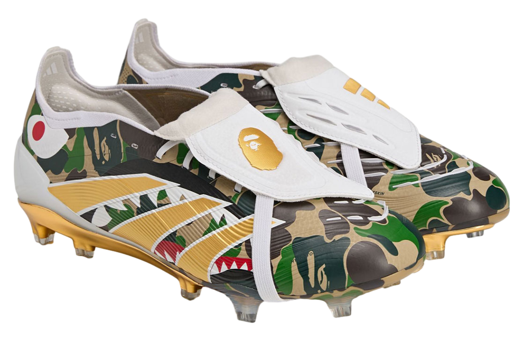 A Bathing Ape x Adidas Predator Hemp / Gold Metallic