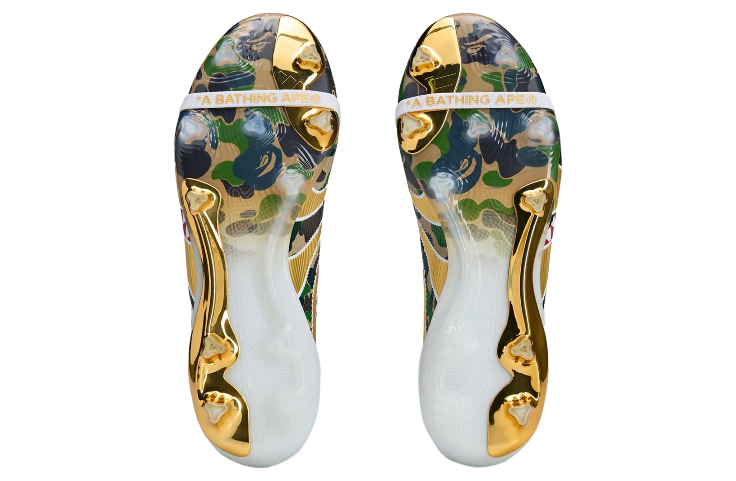 A Bathing Ape x Adidas Predator Hemp / Gold Metallic