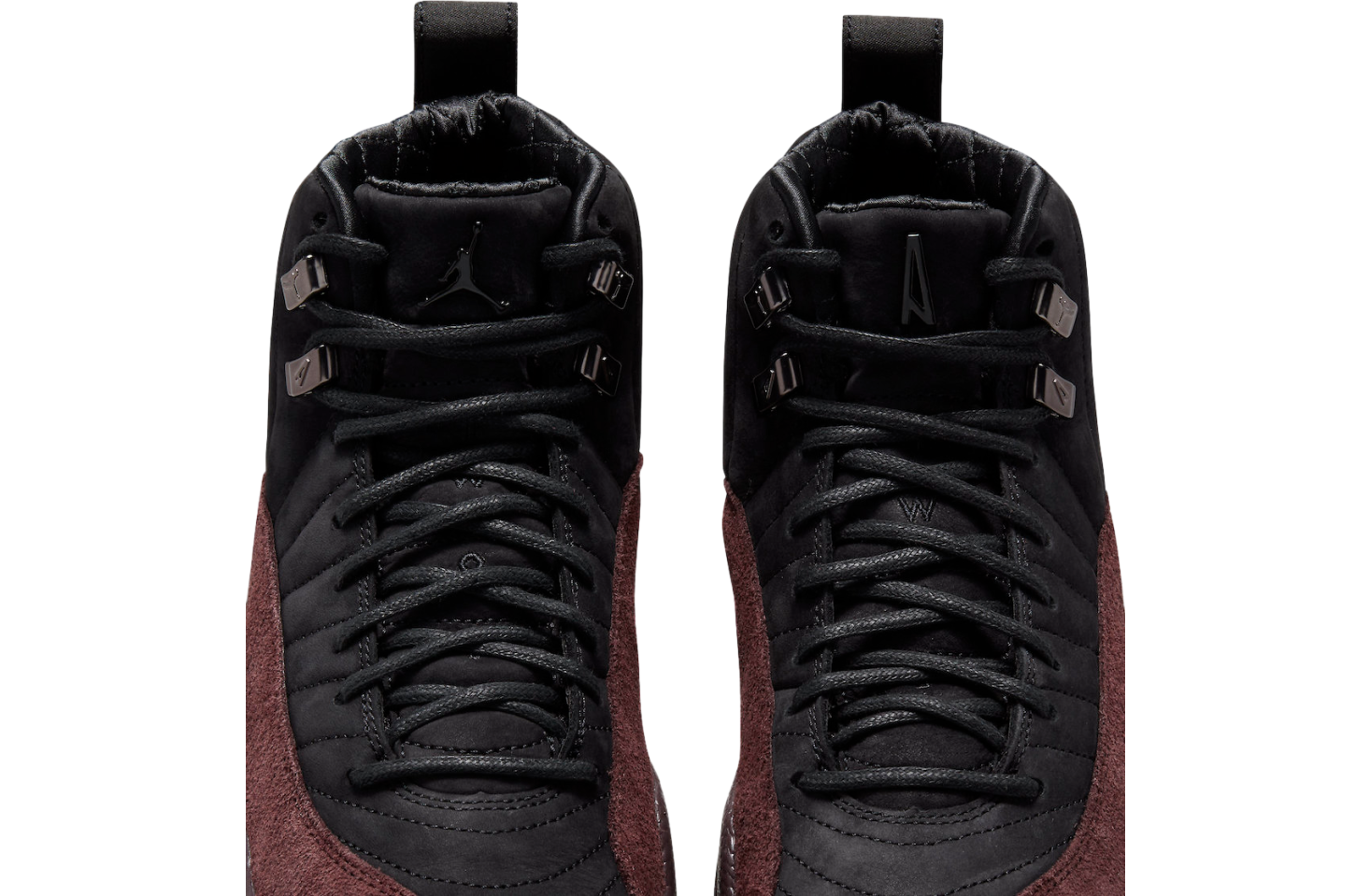 【アママ】AirJordan12 \"Black/BurgundyCrush\" The A Ma Maniere x Air Jordan 12 Retro Black Burgundy Crush
