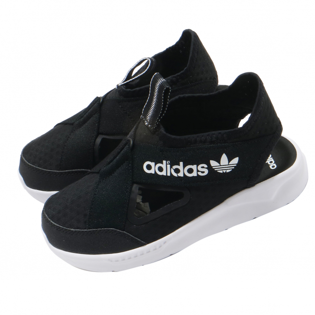 adidas 360 Sandal GS Core Black Cloud White FX4946 - KicksOnFire.com