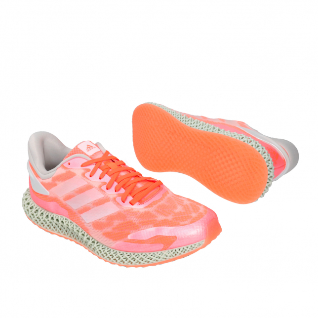 adidas 4D Run 1.0 Footwear White Signal Coral - Jan 2020 - FW6838