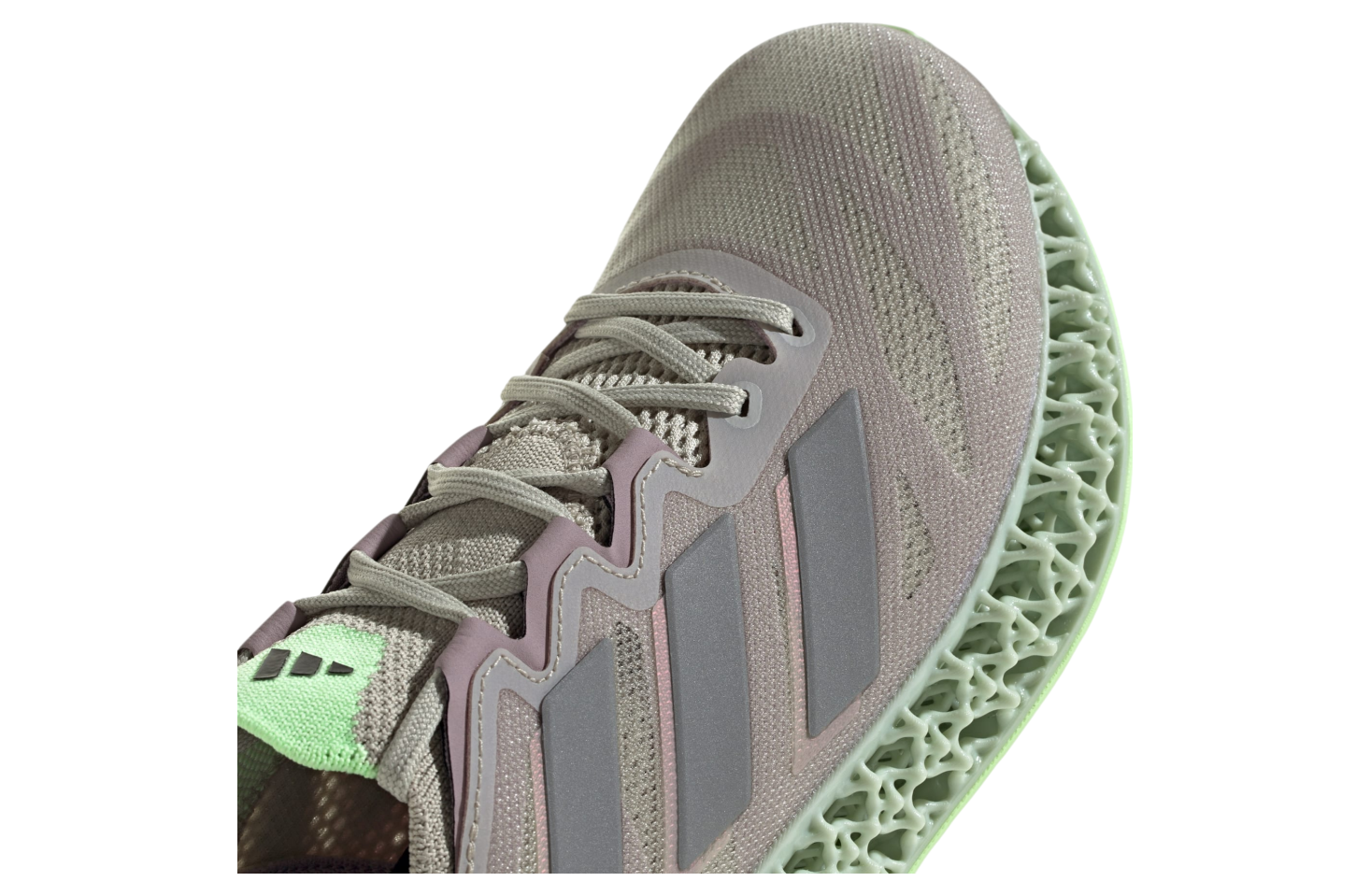 Adidas 4dfwd 3 W WMNS Putty Grey / Green Spark