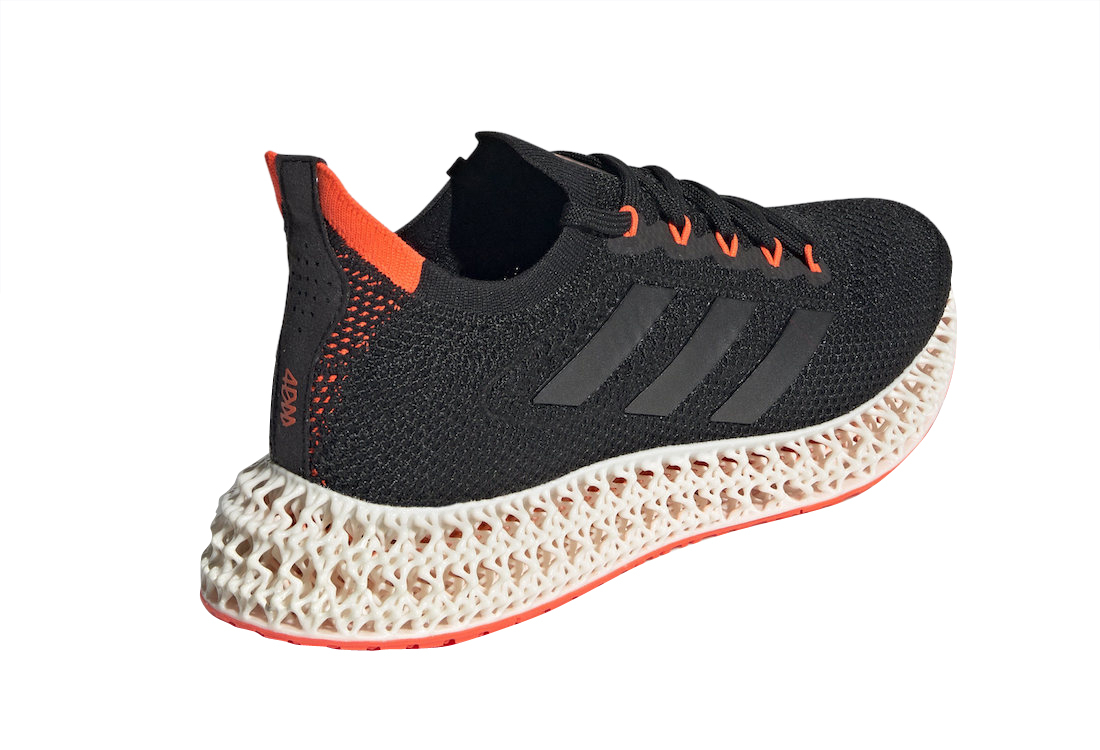 adidas 4DFWD Core Black Solar Red