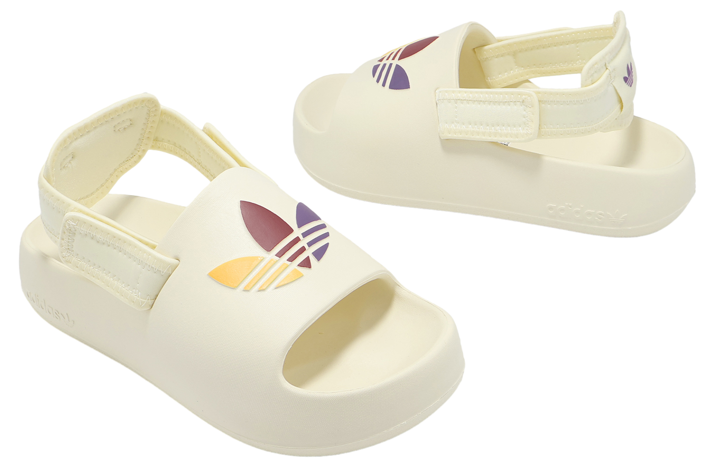 Adidas Adifom Adilette J GS Cream White / Active Purple
