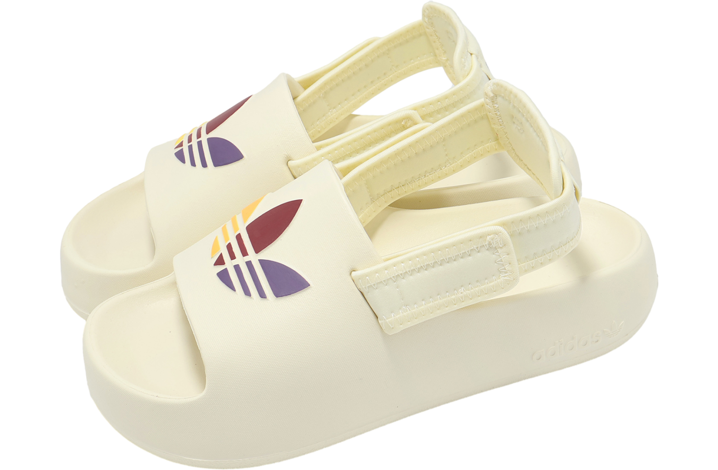 Adidas Adifom Adilette J GS Cream White / Active Purple