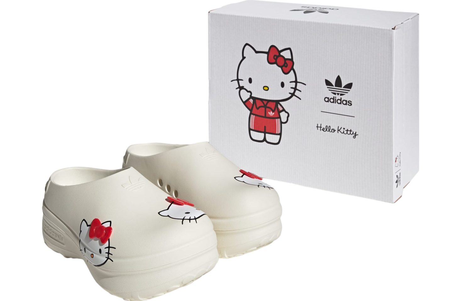 Adidas Adifom Stan Smith Hello Kitty Mules WMNS Off White / Red