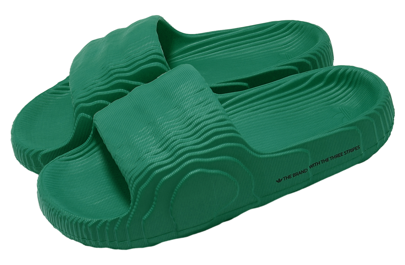 Adidas Adilette 22 Bold Green / Core Black