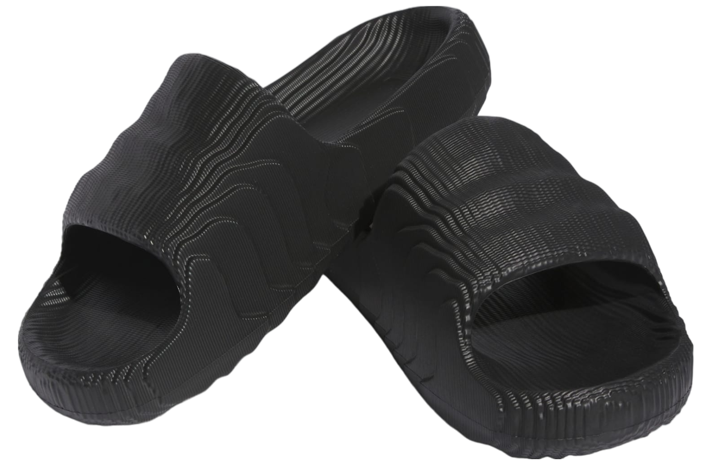 Adidas Adilette 22 Core Black / Better Scarlet