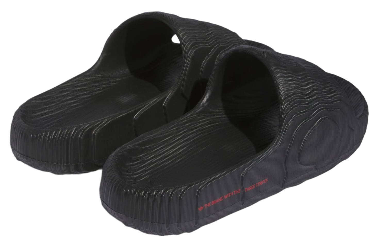 Adidas Adilette 22 Core Black / Better Scarlet