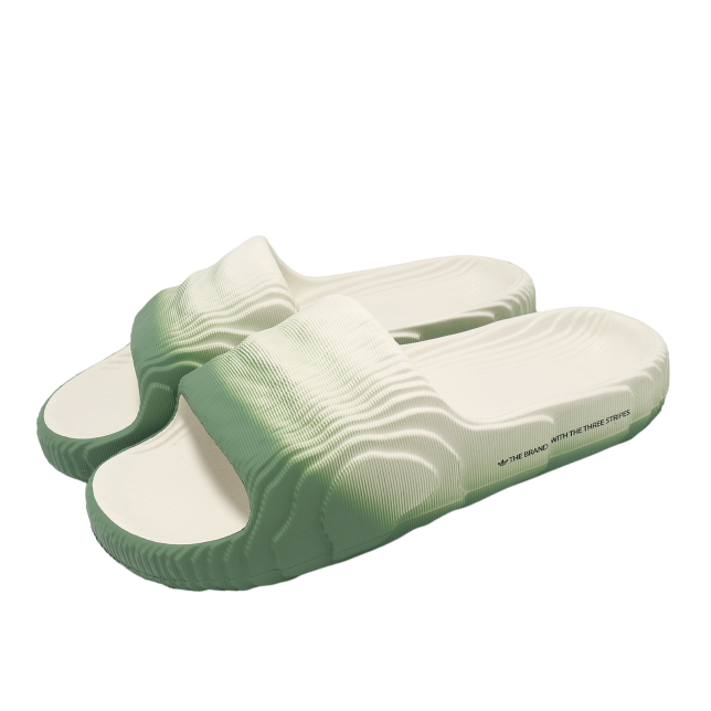 Adidas Adilette 22 Ivory / Preloved Green