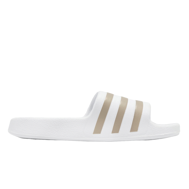 Adidas Adilette Aqua Cloud White / Platinum Metallic