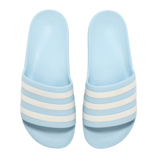 Adidas Adilette Aqua Glow Blue / Zero Metalic