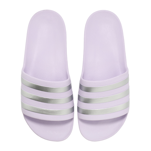 Adidas Adilette Aqua Ice Lavender / Matte Silver