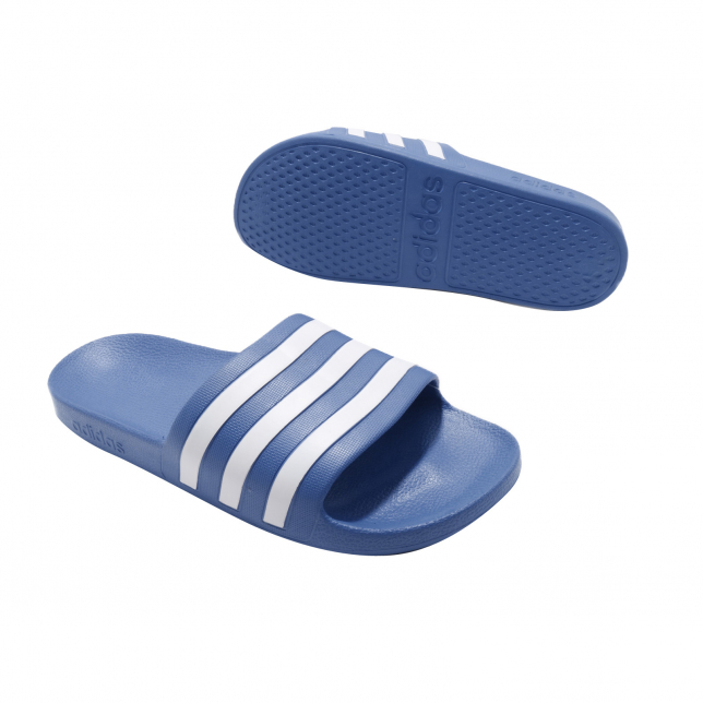 adidas Adilette Aqua True Blue Footwear White F35541