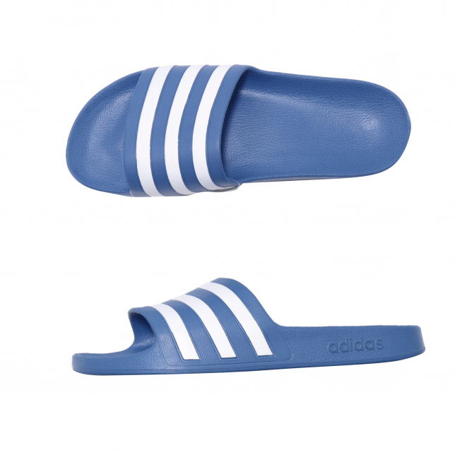 adidas Adilette Aqua True Blue Footwear White F35541