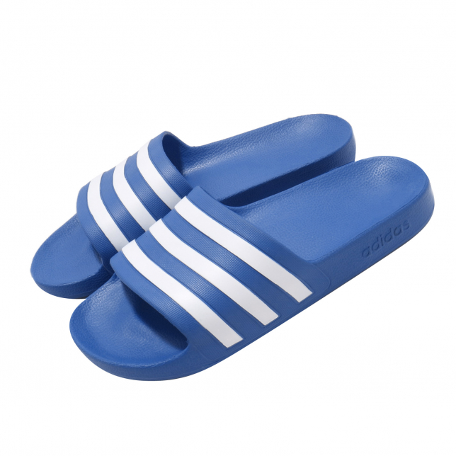 adidas Adilette Aqua True Blue Footwear White F35541