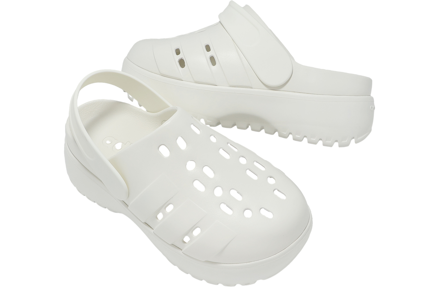 Adidas Adilette Clog Platform Wmns White / Beige