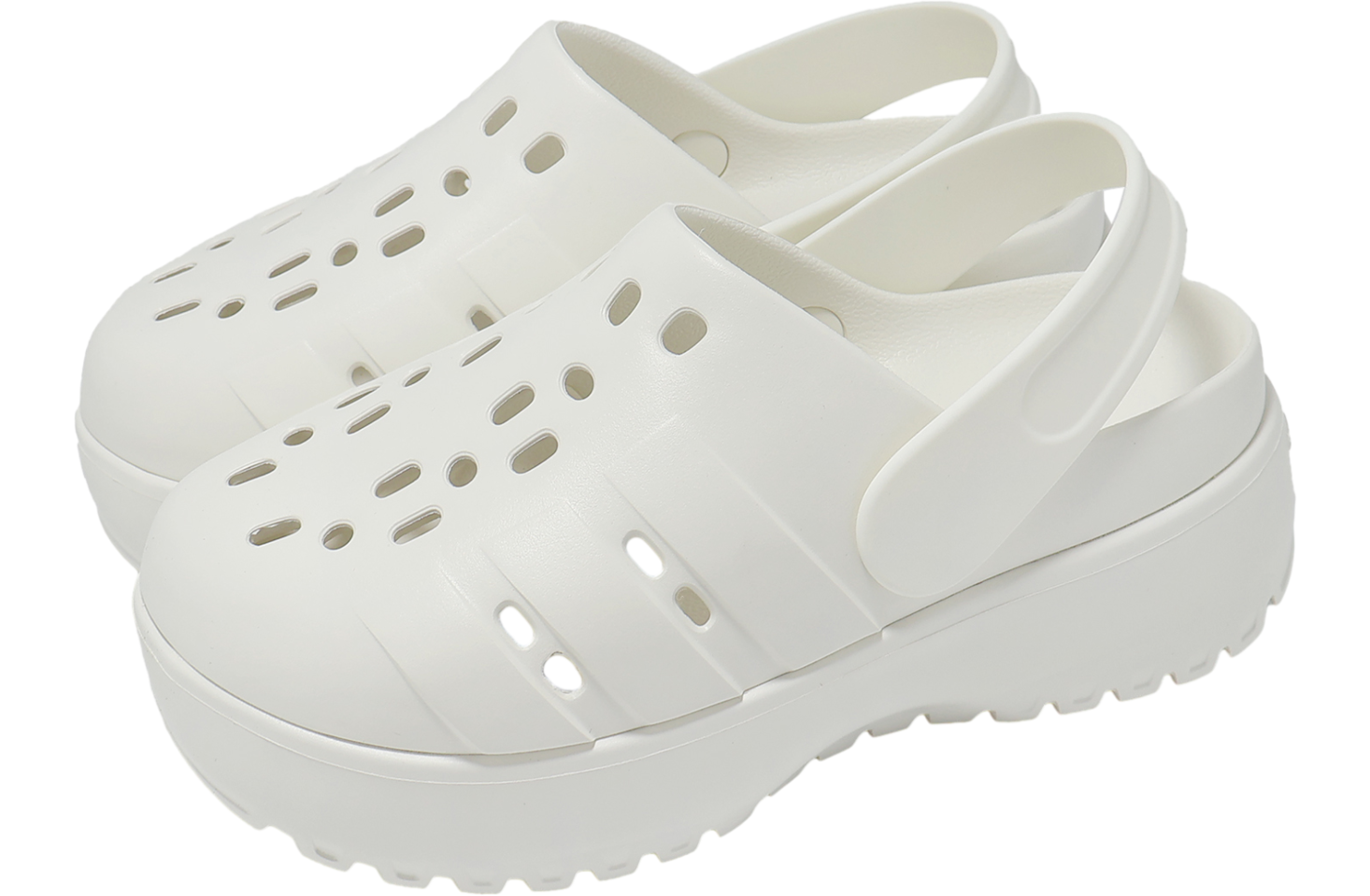 Adidas Adilette Clog Platform Wmns White / Beige