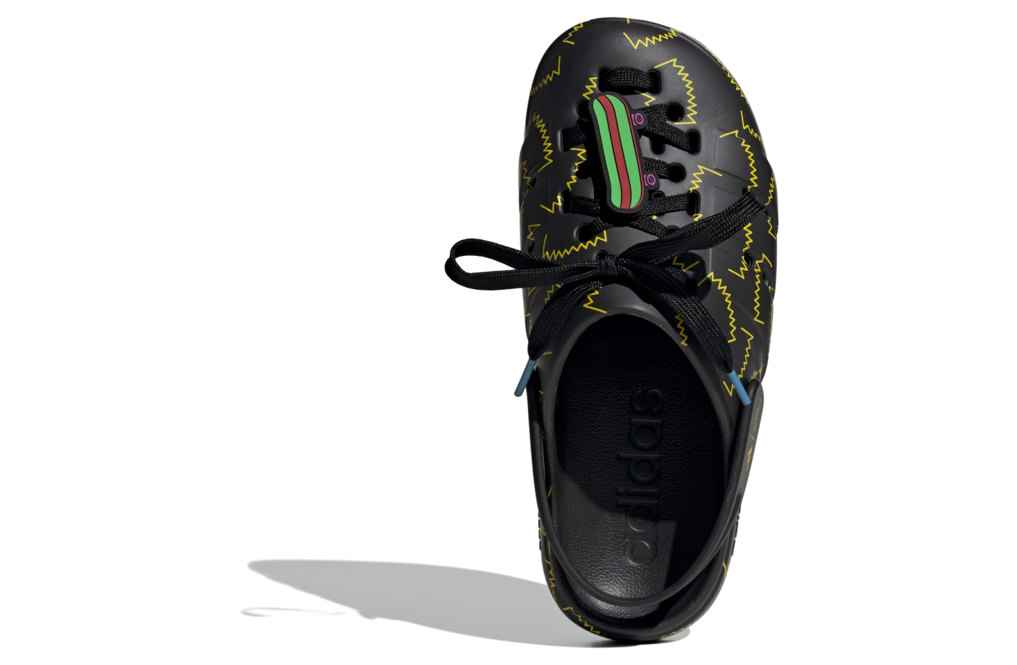 Adidas Adilette Clog-Simpson Core Black / Yellow