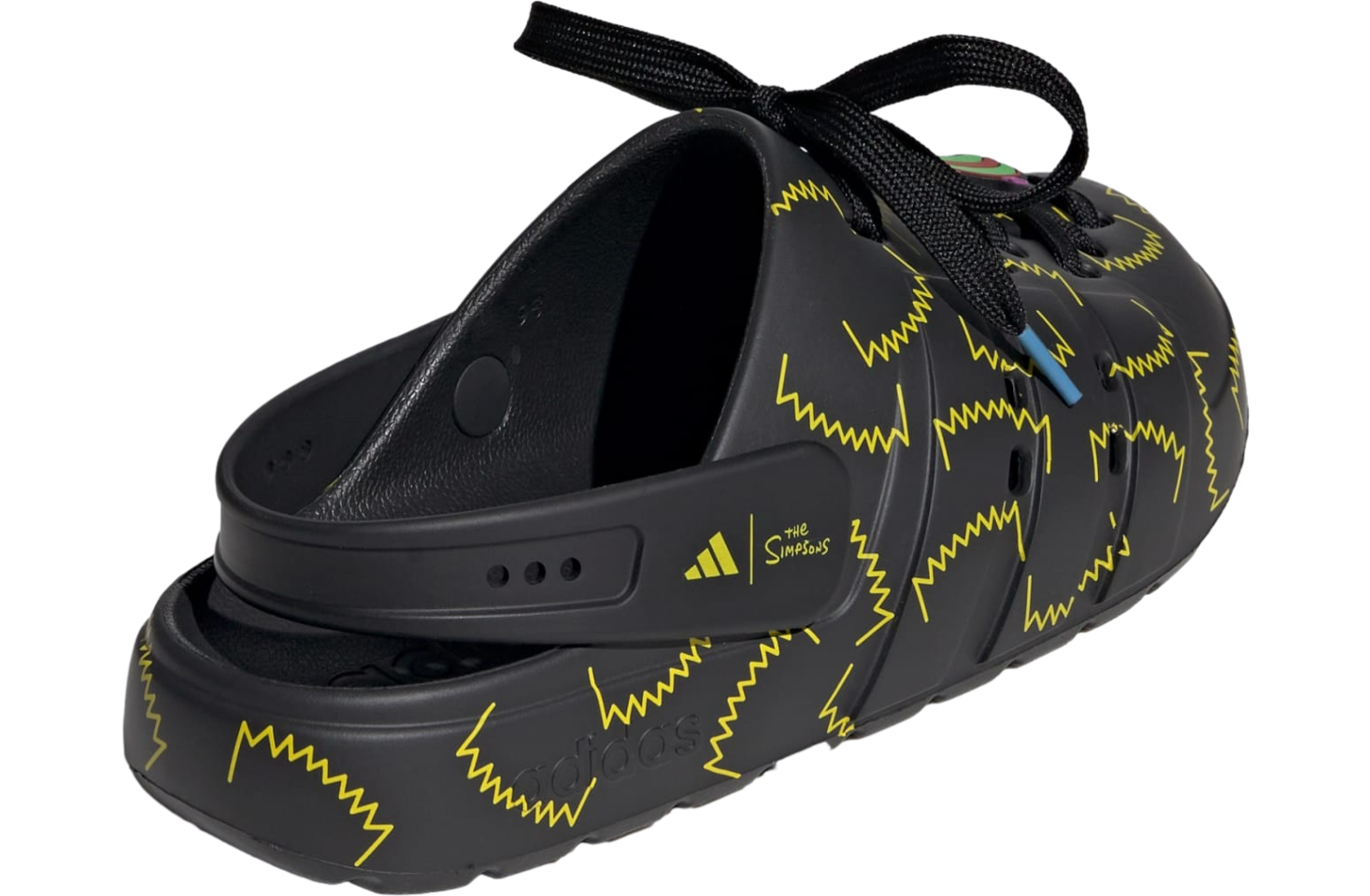 Adidas Adilette Clog The Simpsons Black Yellow JS4910 Men Size 9,10,11,13 Unisex adidas Originals Adilette Clog Simpson | Chicago City  main image 2