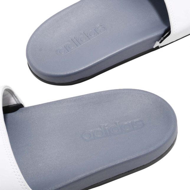 adidas Adilette Cloudfoam Plus Logo Steel