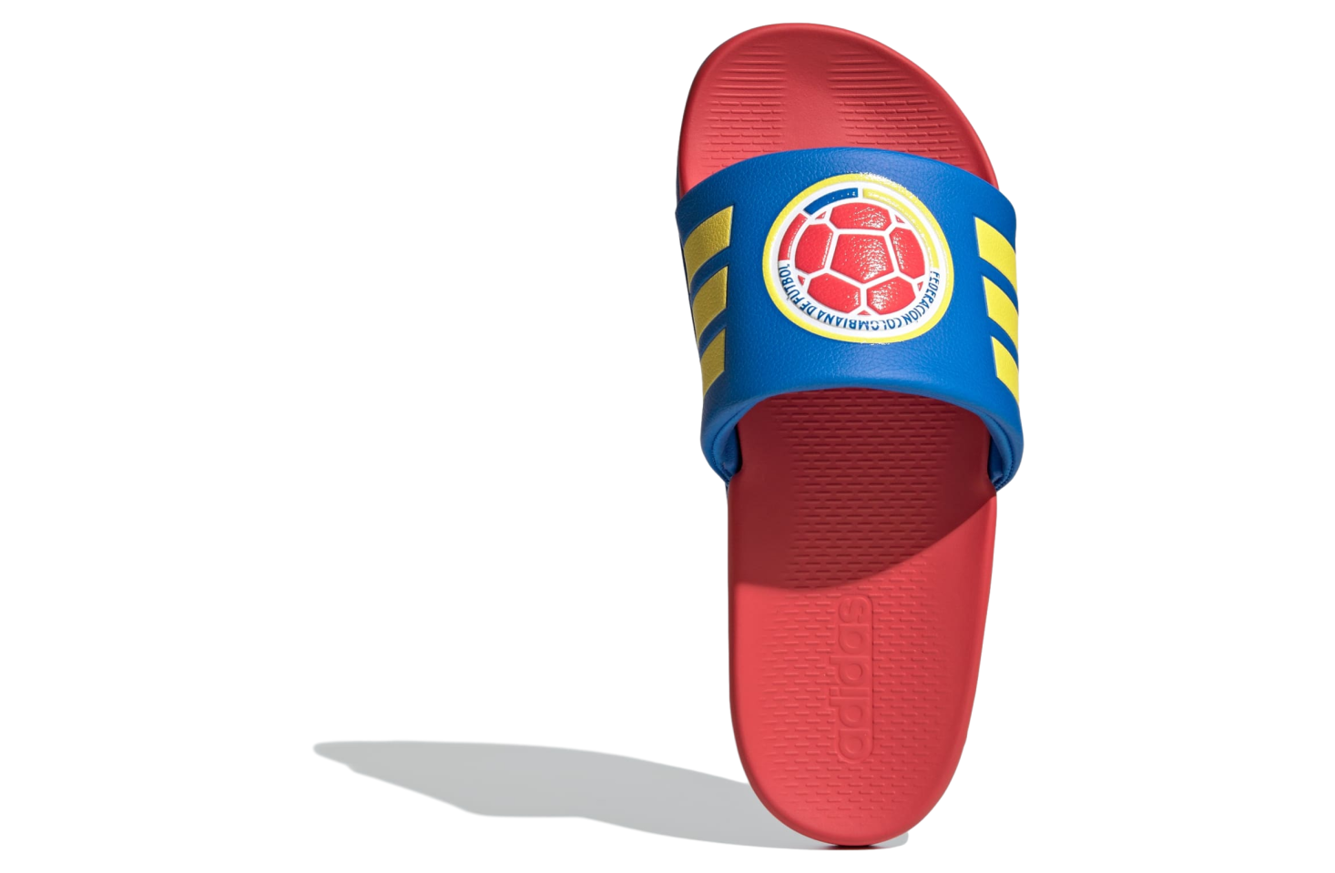 Adidas Adilette Comfort 2.0 Colombia Glow Blue / Semi Lucid Red