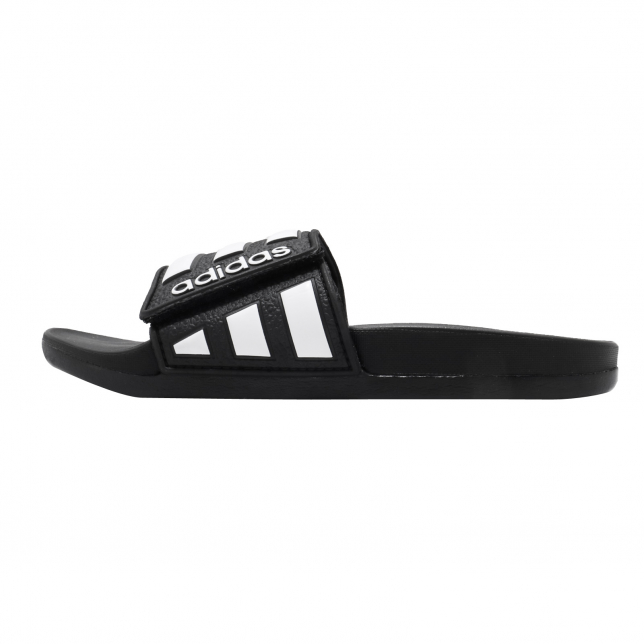 adidas Adilette Comfort Adjustable GS Core Black Cloud White