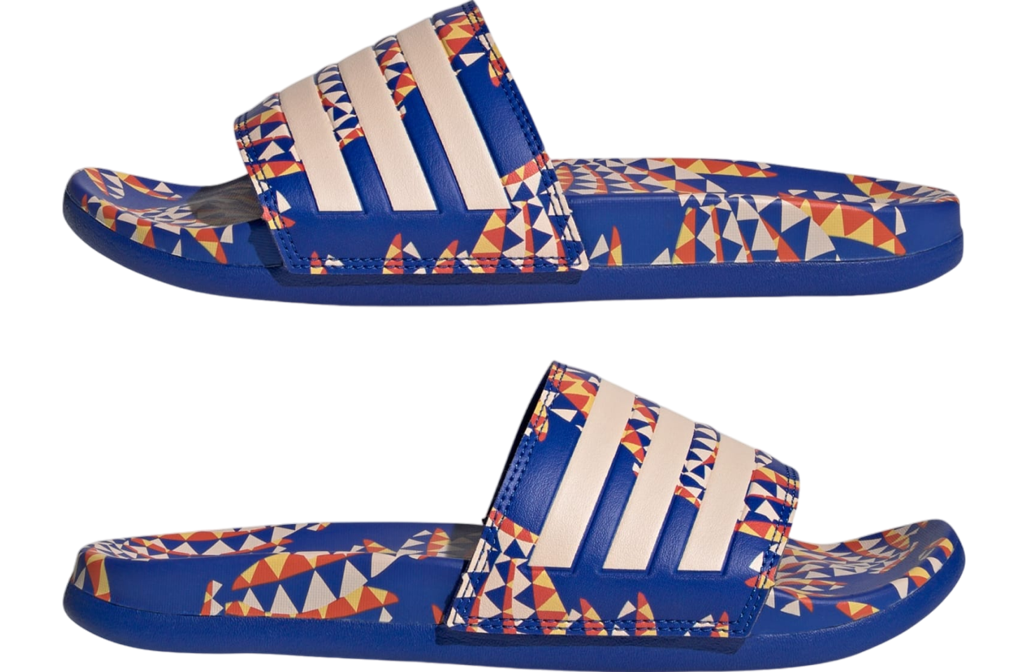 Adidas Adilette Comfort Bold Blue / Bliss Orange