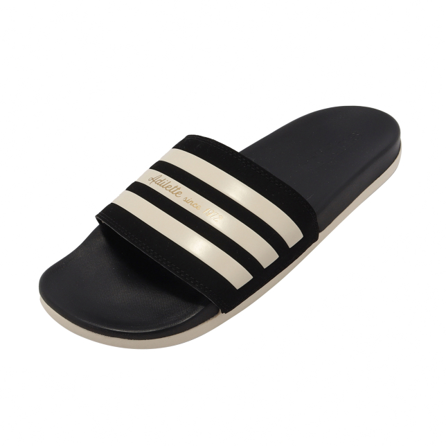 adidas Adilette Comfort Core Black Chalk White