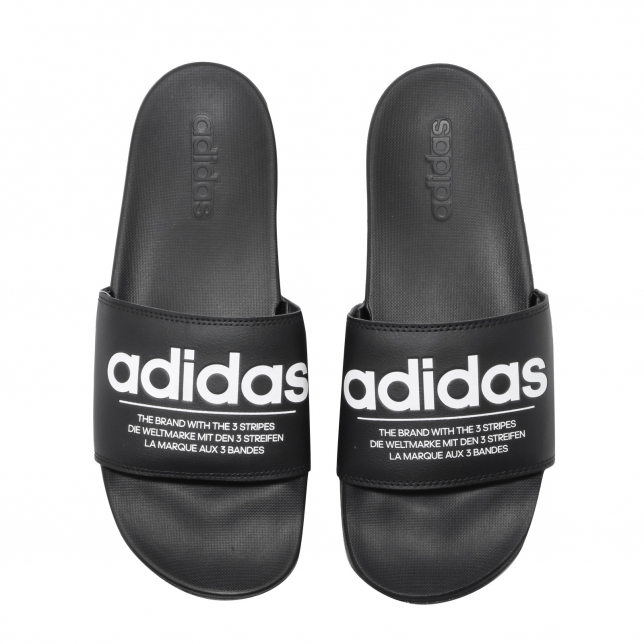 adidas Adilette Comfort Core Black Footwear White