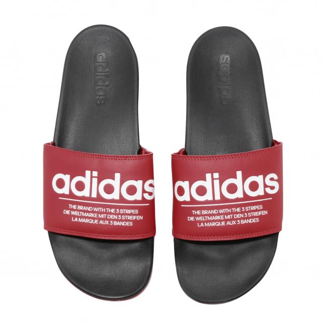 adidas Adilette Comfort Red White Black