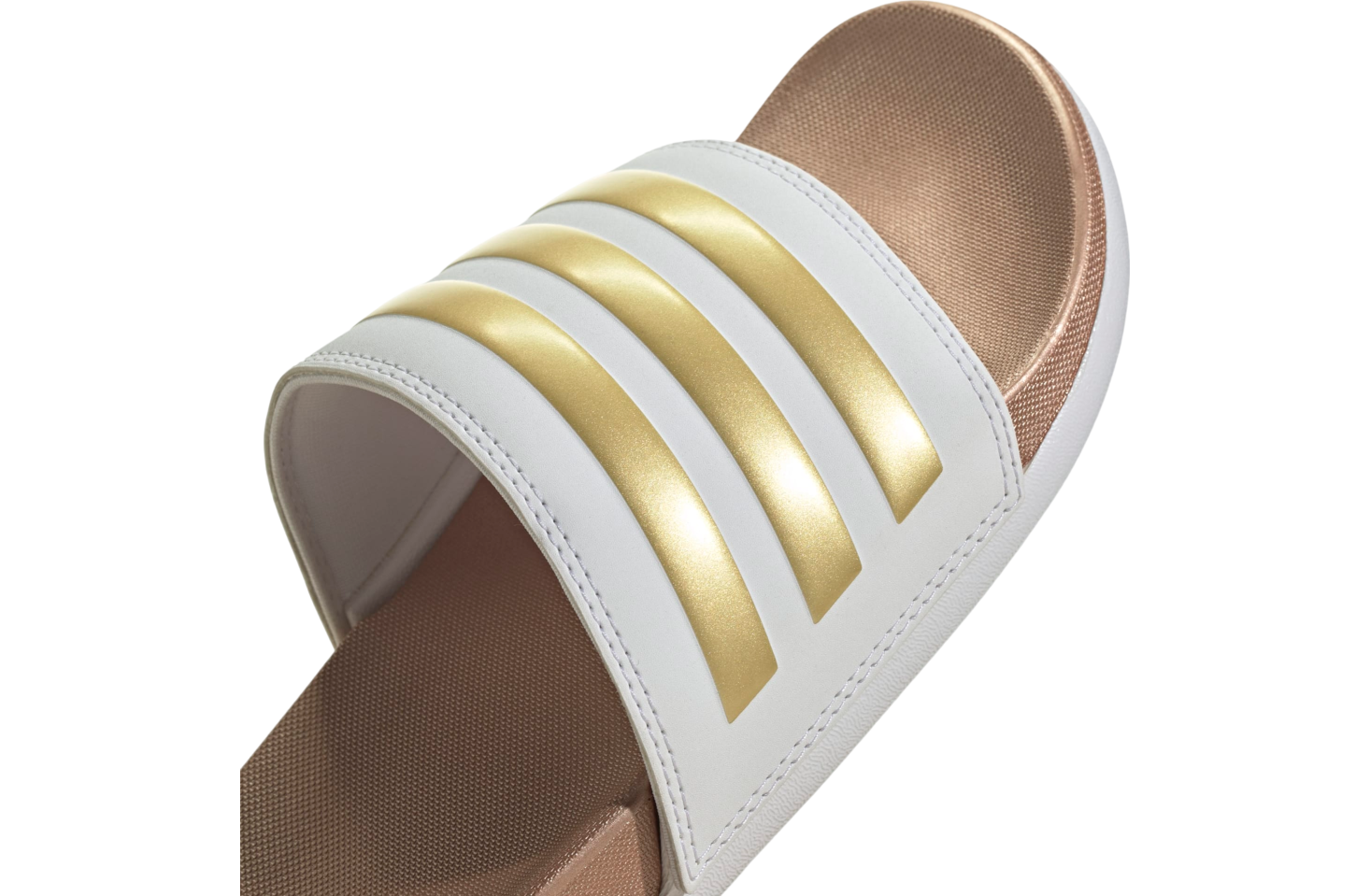 Adidas Adilette Comfort WMNS Cloud White / Matte Gold