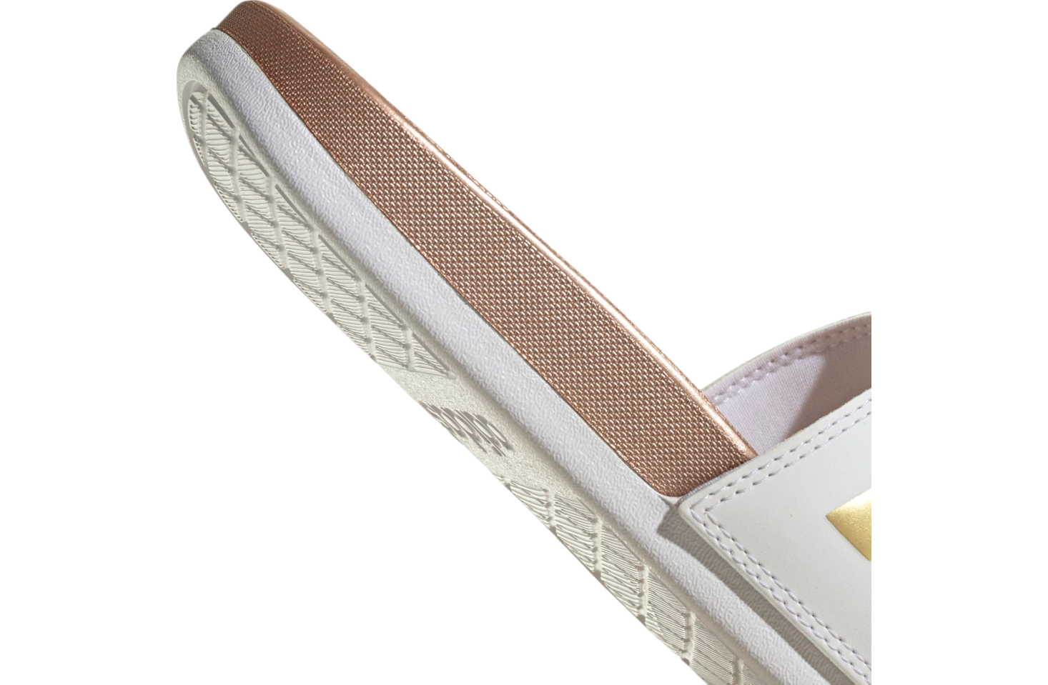 Adidas Adilette Comfort WMNS Cloud White / Matte Gold