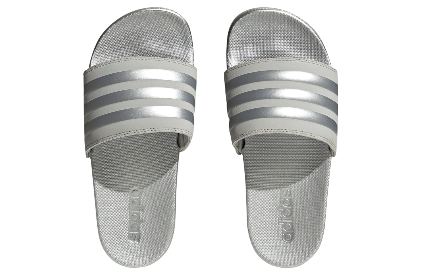 Adidas Adilette Comfort WMNS Grey Two / Silver Metallic