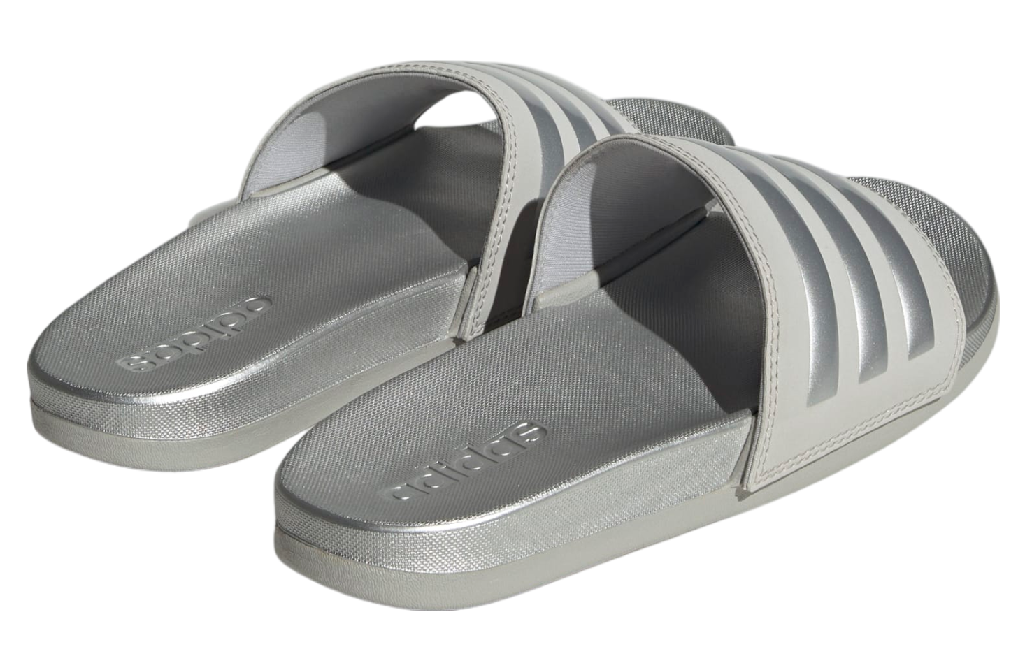 Adidas Adilette Comfort WMNS Grey Two / Silver Metallic