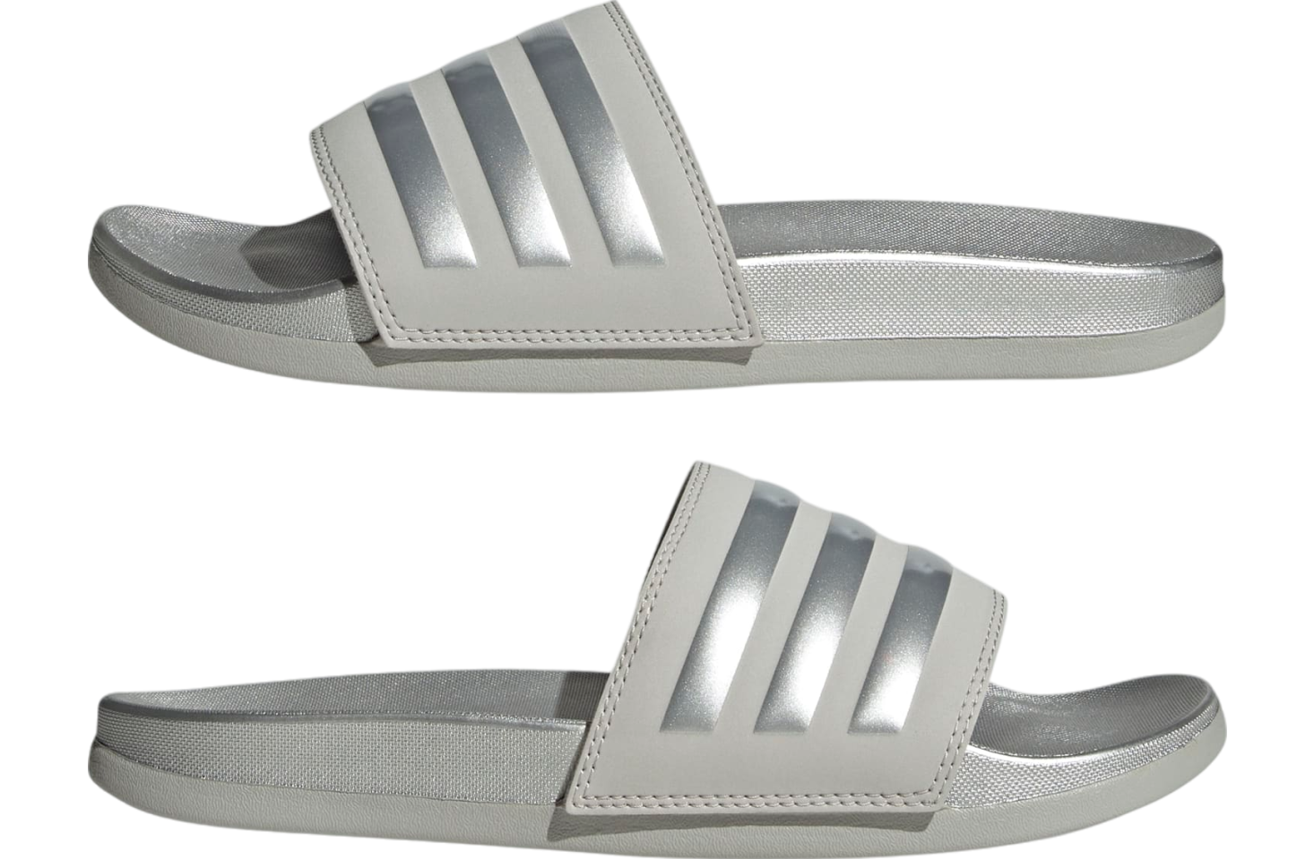 Adidas Adilette Comfort WMNS Grey Two / Silver Metallic