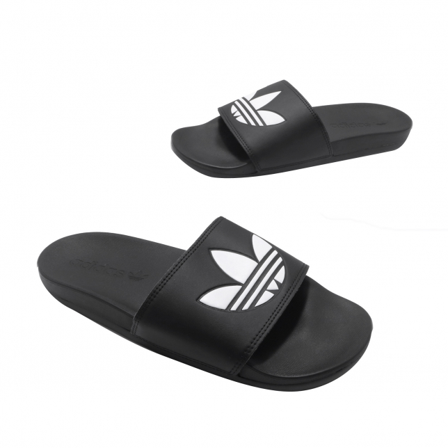 adidas Adilette Lite Black White