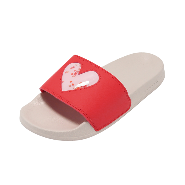 Adidas Adilette Lite W Bright Red / Clear Pink