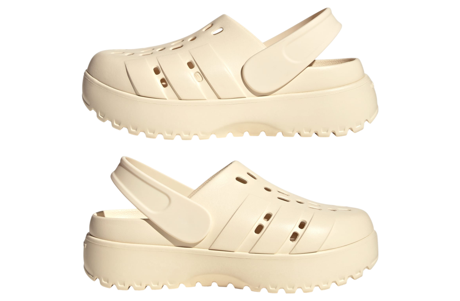 Adidas Adilette Platform Clogs WMNS Wonder White