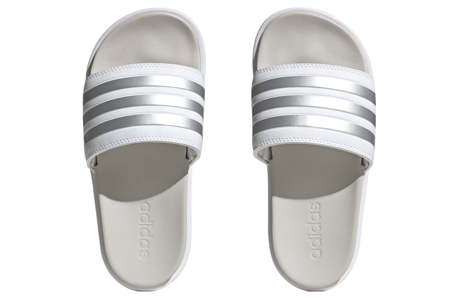 Adidas Adilette Platform WMNS Cloud White / Zero Metalic