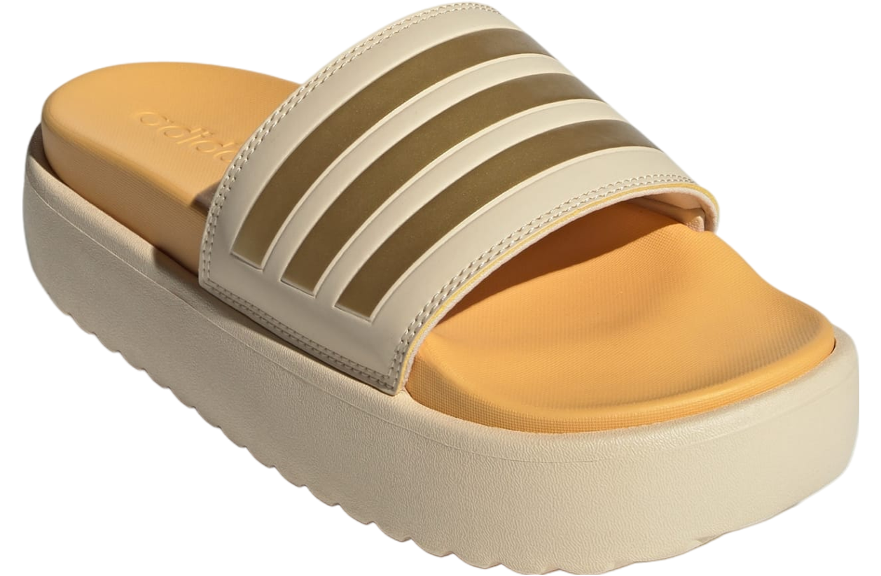 Adidas Adilette Platform WMNS Crystal Sand / Gold Metallic