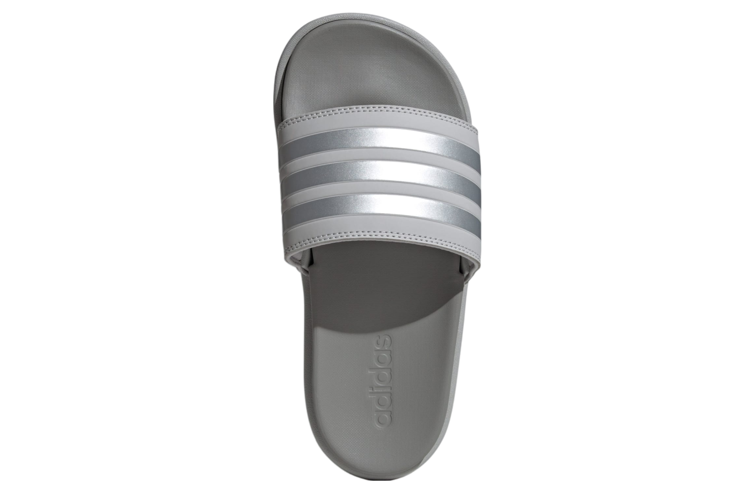 Adidas Adilette Platform WMNS Grey Two / Silver Metallic