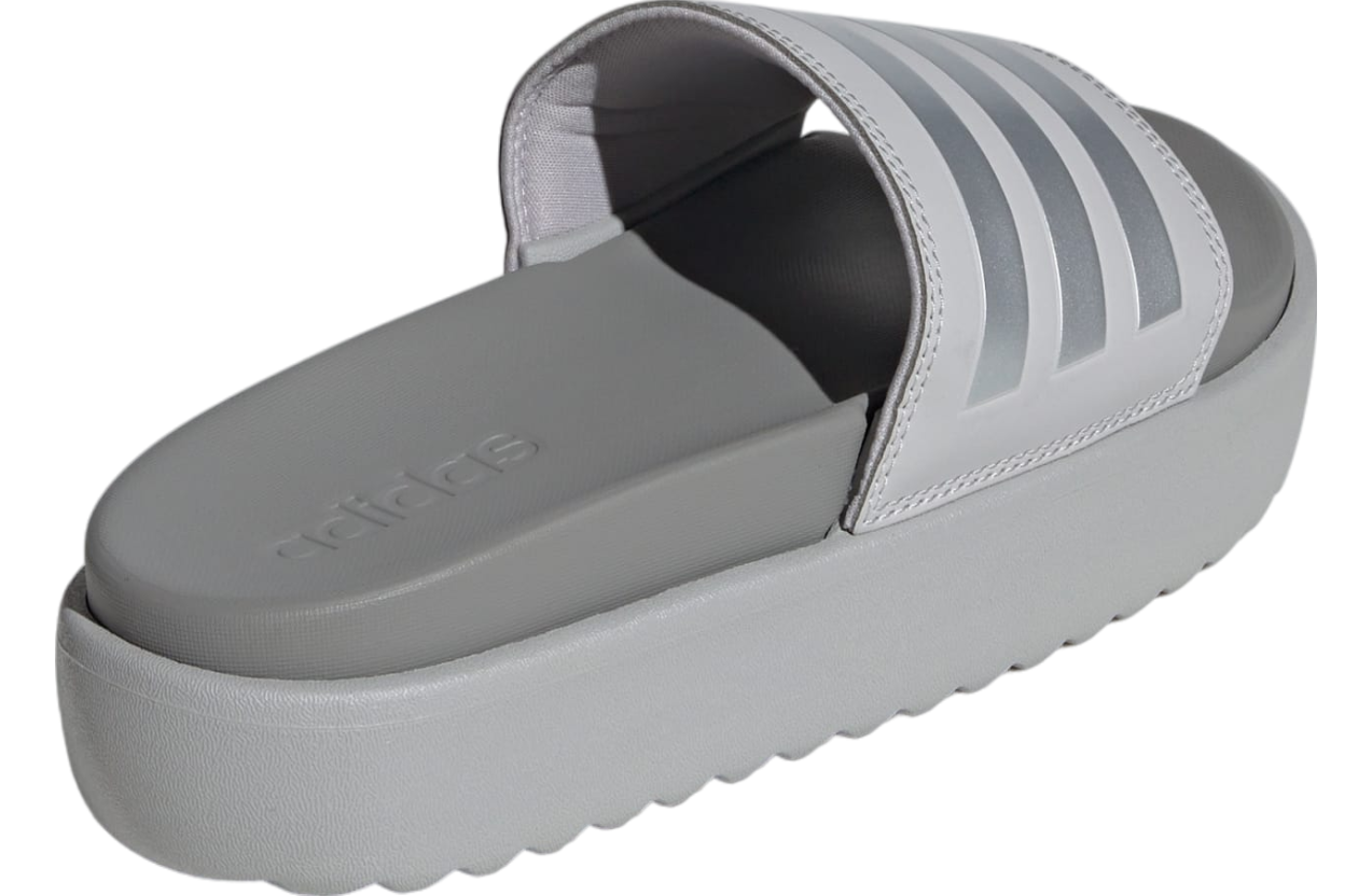 Adidas Adilette Platform WMNS Grey Two / Silver Metallic