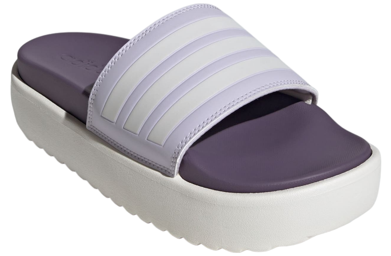 Adidas Adilette Platform WMNS Silver Dawn / Zero Metalic