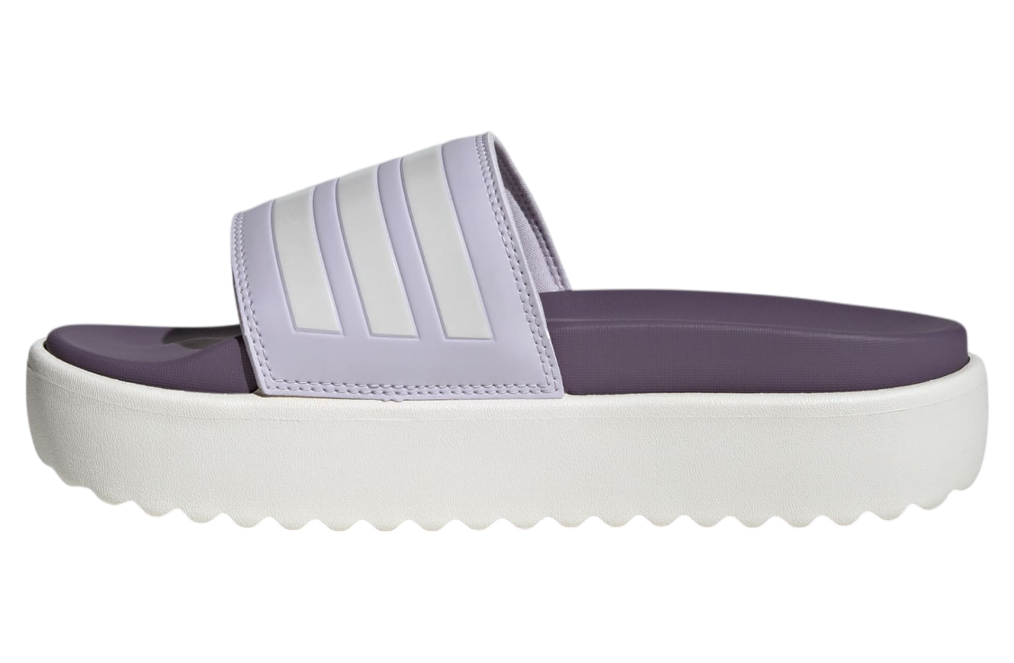 Adidas Adilette Platform WMNS Silver Dawn / Zero Metalic